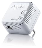 devolo dLAN 500 WiFi Powerline (Internet über die Steckdose, WLAN, 1x LAN Port, 1x Powerlan Adapter, PLC Netzwerkadapter, WLAN verstärken WiFi Booster, WiFi Move) weiß