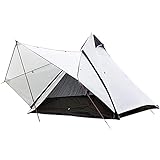 RajoNN Zelt, Camping, Pyramidenzelt, für Erwachsene, indisches Tipi-Zelt, Jurtenzelt, doppelschichtige Zelte für Outdoor-Camping, Wandern, Jagd, 3–4