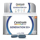 Centrum Generation 50+, 180 St. - Hochwertiges Nahrungsergänzungsmittel für Best Ager zur täglichen Komplettversorgung mit Mikronährstoffen - Verpackung k