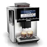 Siemens Kaffeevollautomat, EQ900 plus, Kartusche 1 x Reinigung-/Entkalkung, HomeConnect, elektr. Mahlgradeinstellung, baristaMode, Milchbehälter 0,7 l, E