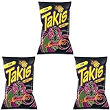 3x92g Takis Dragon Sweet Chili Tortilla Chips - Sweet Hot Chili Pepper & Spicy Flavour + Heartforcards® V