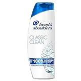Head & Shoulders Classic Clean Anti-Schuppen-Shampoo, Bis Zu 100% Schuppenschutz Für Haare Und Kopfhaut, Klinisch Bestätigt, Dermatologisch Getestet, 300