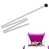 Generisch Leichte Baldachin -Pole - Planenstangen Zeltpolen, Baldachinstangen für Camping | Einfach zu montierbare leichte Campingstangen für Camping, Rucksack, Markise, Markise, Mark