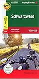 Schwarzwald, Motorradkarte 1:200.000, freytag & berndt: Toureninfos, GPX Tracks, wasserfest und reißfest (Motorradkarte: MK)