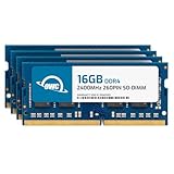 OWC - 64GB Memory Upgrade Kit - 4 x 16GB PC19200 DDR4 2400MHz SO-DIMMs für 27' iMac (Mid 2017), und kompatible PC