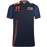 Red Bull Racing F1 Team Sergio Perez 11 Formel T-Shirt Offizielles Formel 1 - Blau - L