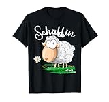 Schaf sagt Schäffin - humor Schafe Design T-S