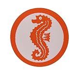 Seepferdchen® offizielles Schwimmabzeichen Seepferdchen (Frühschwimmer) easy plus | rundgelasert, kantenverschweißt und bügelb