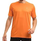 CFLEX Herren Sport Shirt Fitness T-Shirt piqué Sportswear Collection - Orange L