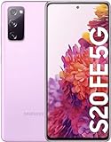 Samsung Galaxy S20 FE 5G Smartphone, 6.5 Zoll Super AMOLED Display, 4.500 mAh Akku, 32MP Selfie Kamera, Fan Edition - Deutsche Version (Lavender, 128GB mit 5G)
