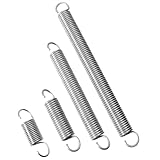 Edelstahl Zugfeder mit Haken in 9 Grössen Zugkraft 6,5 kg bis 30 kg auswählbar Spannfedern, Modellbaufeder, Universal Feder (9,5 kg / 65x18,6x2,0mm)