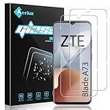 Aerku Schutzfolie Kompatibel mit ZTE Blade A73 4G für für Panzerglas, 9H Härte HD Schutzfolie Anti-Kratzer Ultra Glatte Folie Film Blasenfreie Schutzglas [2 Stück]-Transp