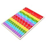 Regenbogen Fraktionsplättchen, Mathe Lernplättchen, Visuelles Mathematik Lernspielzeug für Grundschulk