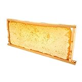 ImkerPur® Honigwabe mit Akazien-Honig, 3 kg, im traditionellen Holzrähmchen, wertet jedes Buffet auf, nicht nur im Restaurant oder Hotel (Konventionell)