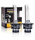 XELORD D2S Xenon Brenner 6000K HID Scheinwerfer lampe 35W für Autoscheinwerfer 12V Upgrade-Version - 2 Stück