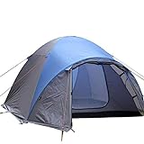 Zelt für den Außenbereich, Doppel-Sonnenschutz, wasserdicht, für 2–3 Personen, Camping, Rucksack, Zelt, 135 x 200 x 215 cm, Outdoor-Camping