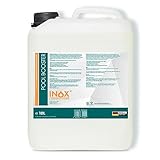 INOX® - Effektiver Pool Booster 10L | Algenvernichter | Flüssiges Algizid für Pool | Desinfizierendes Reinigungsmittel gegen Algen | Hochwirk