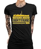 Deutscher Meister 2023 - Dortmund Ruhrpott Fußball Stadion Meisterschaft Frauen Damen T-S