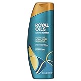 Head & Shoulders Royal Oils Sulfate-Free Scalp Care Anti-Dandruff Shampoo für Natural, Curly, and Coily Haar, mit Kokosöl und Apple Cider Vinegar, Parabenfrei, 12,8 Fl O