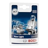 Bosch H7 Pure Light Lampen - 12 V 55 W PX26d - 2 Stück