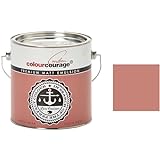 Hossi's Wholesale 2,5 Liter Colourcourage Premium Wandfarbe Sucia Rosa | geruchslos | tropf- und spritzg