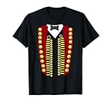 Anzug T-Shirt | Zirkus Weste Dompteur Fliege Ringmaster T-S