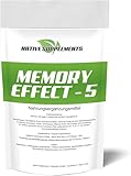 Memory Effect 5 - inkl. PREMIUM Rabatt: 2X Stimmungsaufheller Kapseln Hochdosiert | Premium-Qualität aus Griffonia | natürlicher Serotonin & L-Tryptophan B
