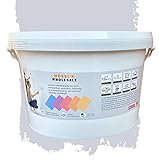 Hossi's Wholesale 2,5 Liter Premium Wandfarbe Harmony of Grey Grau matt | geruchslos | tropf- und spritzg