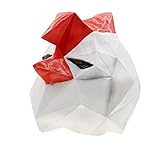 Partilandia Origami Hahn Latex Mask