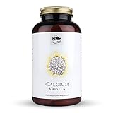 KRÄUTERHANDEL SANKT ANTON - 300 Calcium Kapseln - 1000 mg Calcium Tagesdosis - Hochdosiert - Laborgeprüft - Deutsche Premium Q