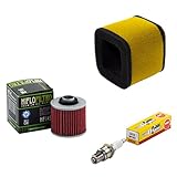 Wartungspaket Luftfilter + Ölfilter + Zündkerze für Yamaha XT 500 XT500 1U6 Baujahr 1976-1989
