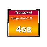 Transcend CFCard 4GB 133x, TS4GCF133, Schw