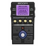 Zoom MS-80IR+ Gitarren-Multi-Effektpedal | Verstärkeremulation berühmter Gitarrenverstärker | Vorverstärker | Boxen | Effekte inklusive Reverb | EQ | Noise Gate | Delay | schw