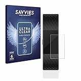Savvies 6 Stück Schutzfolie für Fitbit Charge 2 Displayschutz-Folie Ultra-Transp