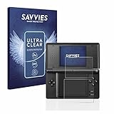 Savvies 18 Stück Schutzfolie für Nintendo DS LITE Displayschutz-Folie Ultra-Transp