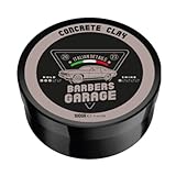 Barbers Garage – Concrete Clay – Mattes Haarwachs – Fixierung und Formung – starker und langanhaltender Halt – natürlicher Effekt – ohne Rück