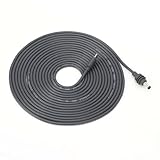 Generic Rechteckiger Satelliten -DC -Stromkabel, 100W 18AWG Stabile Getriebe Wassersicher USB C Bis DC Stromkabel für Zuhause (12m/39,4 Fuß)