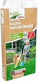 CUXIN DCM Rasen-Naturdünger - Langzeit Rasendünger - Mit MINIGRAN® TECHNOLOGY - unbedenklich für Haustiere - organischer NPK-Dünger - 20kg für 450 m²