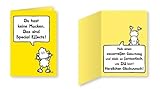 Sheepworld XXL Grußkarte Macken | XL Klappkarte mit Spruch, 60 cm x 42 cm | Geschenk lustig, Humor | 58029
