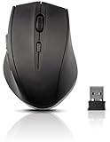 Speedlink CALADO Silent Mouse - kabellose leise Maus für Büro/Home Office und Gaming, leise Tasten, schw
