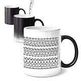 Easycosy 325ml Lustige Tasse mit Hidden Message, Zaubertasse Magic cup mit Versteckter Nachricht, Keramik funny coffee cup Kaffeetasse Kaffeebecher - Lustige Geschenke für Männer Frauen Büro Arb