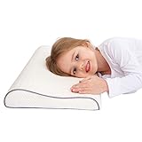 SIKAINI Kinder Kissen für Bett Schlafen Oeko-Tex Hypoallergenic Memory Schaum kinderkissen Neck-Protector für Kinder (Bündel Kissen, 3-10 Jahre)