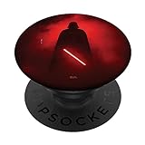 Star Wars Darth Vader Red Lightsaber Shadow PopSockets mit austauschbarem PopGrip