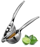 Rekix 7cm Zitronenpresse, Zitruspresse, Saftpresse Manuell, Zitronenpresse Handpresse, Limettenpresse Klein, Lemon Squeezer, Citrus Juicer, Entsafter, Zitronenscheibenpresse, Bar Cocktail Zubehö