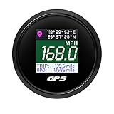 52MM GPS Geschwindigkeitsmesser Messgerät Digital Wasserdichte Boot Km/h mph Knoten Einstellbare GPS Antenne 9-32V fit Auto LKW Motorrad M