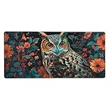 Gaming Mauspad Schimmel Mauspad XXL 800 x 400 x 3 mm XXL Mousepad Engel Mauspad Gaming Zubehör mit Anti Rutsch Basis Mouse Pad Wasserdicht und Langlebig Maus für Tastatur, Geschenk für Frauen M