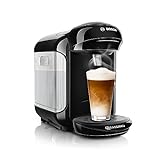 Tassimo Vivy2 Kapselmaschine TAS1402 Kaffeemaschine by Bosch, über 70 Getränke, vollautomatisch, geeignet für alle Tassen, platzsparend, 1300 W, 1 liters , schw