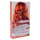 FYNE Crystal Color – Semi Permanent Hair Color (Orange - Carnelian) | Semi Permanent Hair Dye | Nice and Easy Hair Dye for Women | Built-in Conditioner Formel, healthier shiny