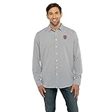 Vantage Apparel Herren Collegiate Premium-Shirt, feuchtigkeitsableitend, langärmelig, Stretch, Knopfleiste Klassisches Hemd, Team-Farbe, XX-Larg