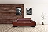 Quattro Meble Echtleder 2 Sitzer Sofa London Breite 190 cm Ledersofa Echt Leder Couch große Farbauswahl !!!